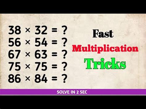 Best Multiplication Tricks Multiply Short Tricks For Fast Calculation