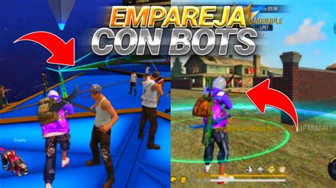 COMO EMPAREJAR Con BOTS En CLASIFICATORIA FREE FIRE TRUCO 2023