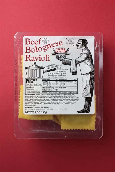 Trader Joe S Beef Bolognese Ravioli