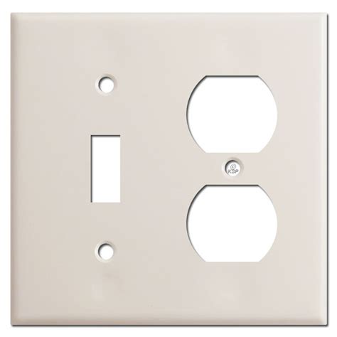 Light Almond Combination Wall Plate Covers