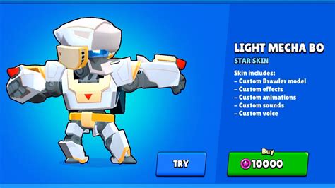 Light Mecha Bo Brawl Stars YouTube