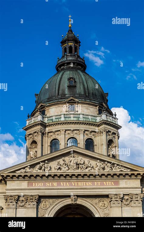 St Stephen S Basilica The Largest Church In Budapest Hungary Stock