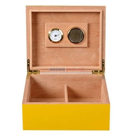 Cohiba Cigar Humidor - Yellow - Aussie Station