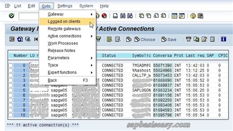 How To Monitor Sap Gateway Sap Basis Easy