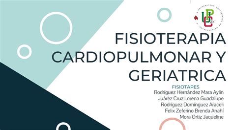 Cardiopulmonar Y Geriatrica Queli Mora UDocz