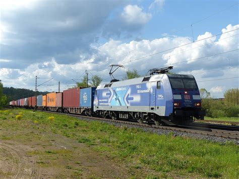 DB 152 138 4 Mit Containerwagen Richtung Fulda Am 19 05 2021 In