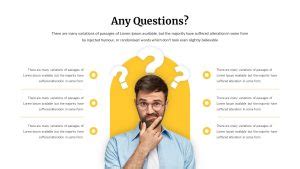 Any Questions Template For Presentations Slidebazaar