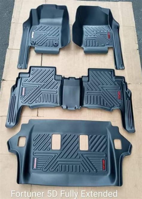 Fortuner 5D Fully Extended Deep Dish Matting 2005 2023 Model Car Parts