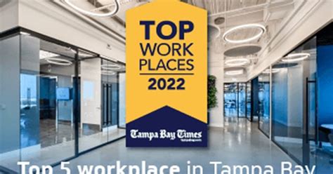 Kforce Headquarters Named A Top Place To Work In Tampa Bay