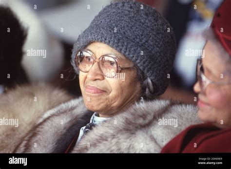 San Antonio Texas Usa 1987 Civil Rights Activist Rosa Parks