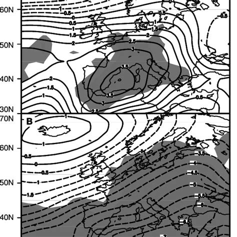 Scaled Anomaly Composites Of The February June 500 HPa Patterns For