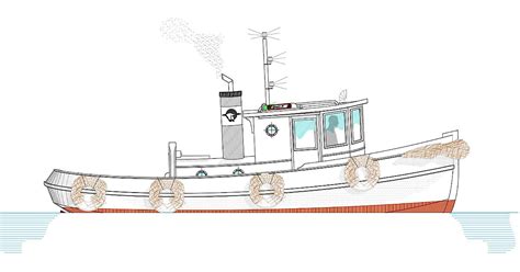 Amak 26 Tugboat Plans | Devlin Designing Boat Builders