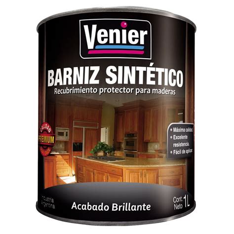 Barniz Sintético Brillante X1lt Venier Easy