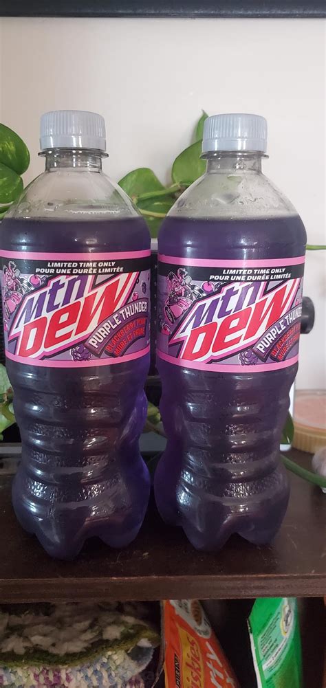 Mountain Dew Purple Thunder First Time Getting Them This Year R