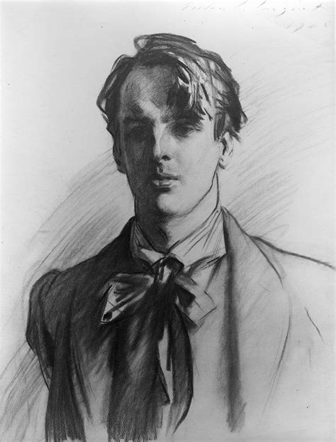 John Singer Sargent W B Yeats 1908 William Butler Yeats Portrait