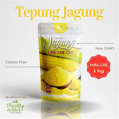 Jual Promo [cod] Mugo Tepung Jagung Polenta Corn Meal Halus Gluten Free Non Gmo 1 Kg Shopee