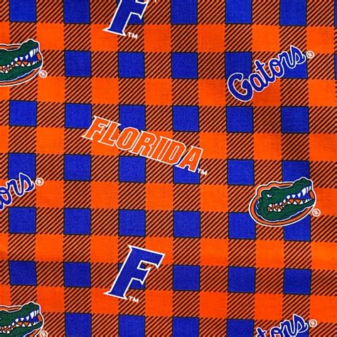 University Of Florida Fabric Etsy