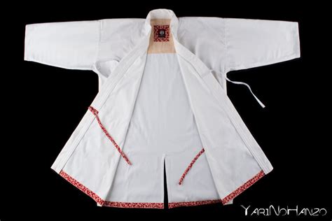 Yarinohanzo Yarinohanzo Handmade Sakura Kendo Gi Bianco Giacca