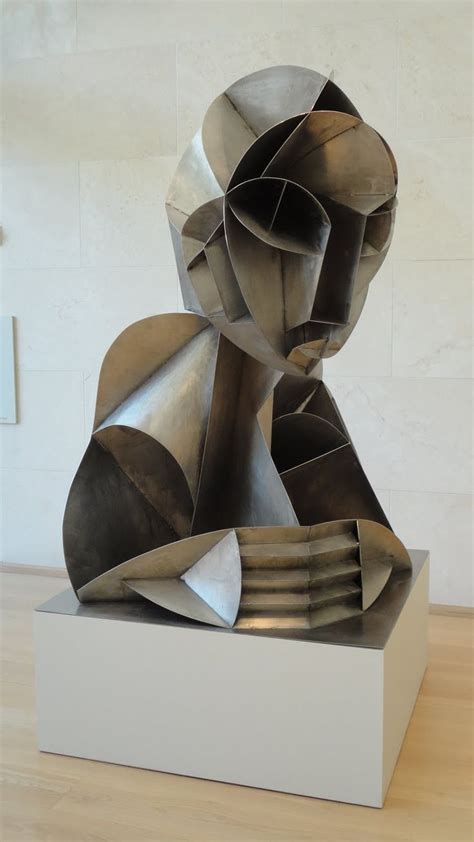 Naum Gabo Constructed Head No 2 1916 Enlargement 1975 Cubist