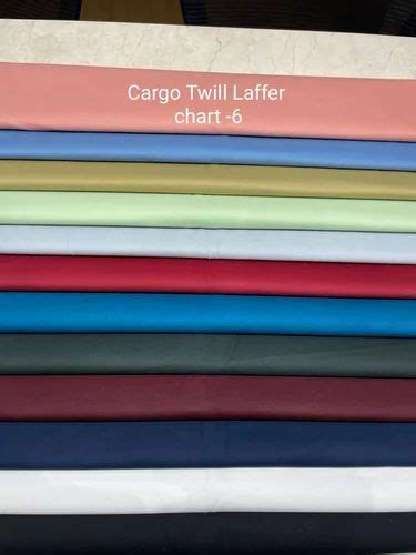 Cotton Cargo Twill Laffer Fabrics At Rs 140 Meter Plain Shirting