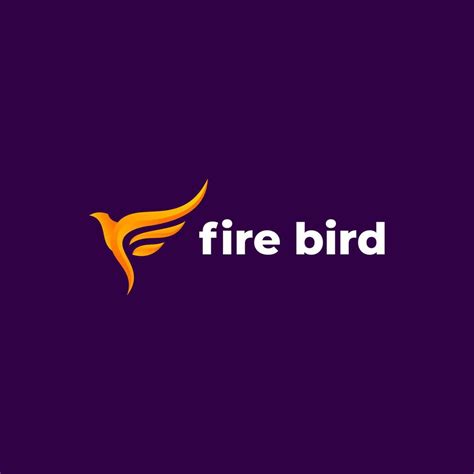 fire bird vector logo template 15738660 Vector Art at Vecteezy