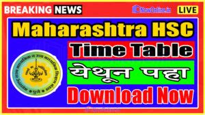 Maharashtra Hsc Time Table Mahahsscboard In Maha Th Hsc Board