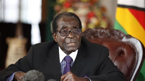 Zimbabwe S Former President Glowed With Relief After He Quit Mugabe