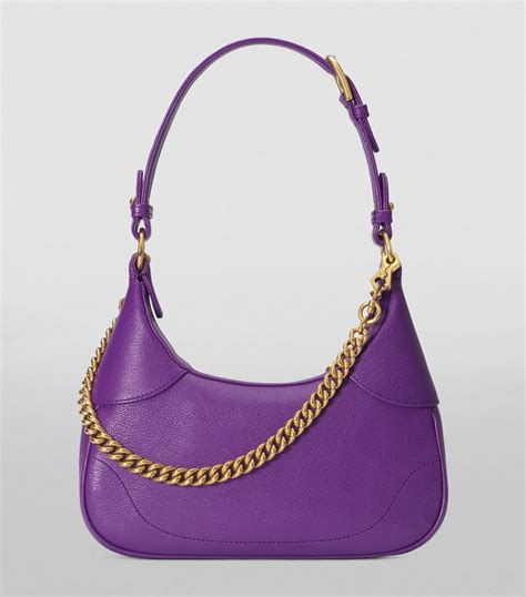 Gucci Purple Small Aphrodite Shoulder Bag Harrods Uk