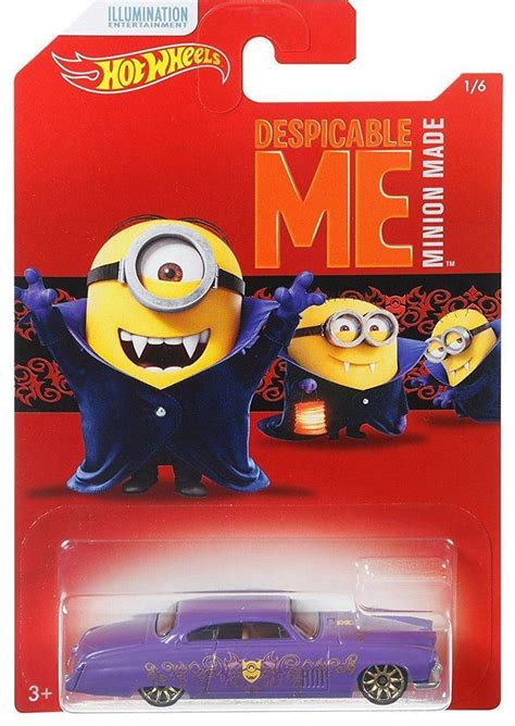Set Of Hot Wheels Despicable Me Minion Made Cars