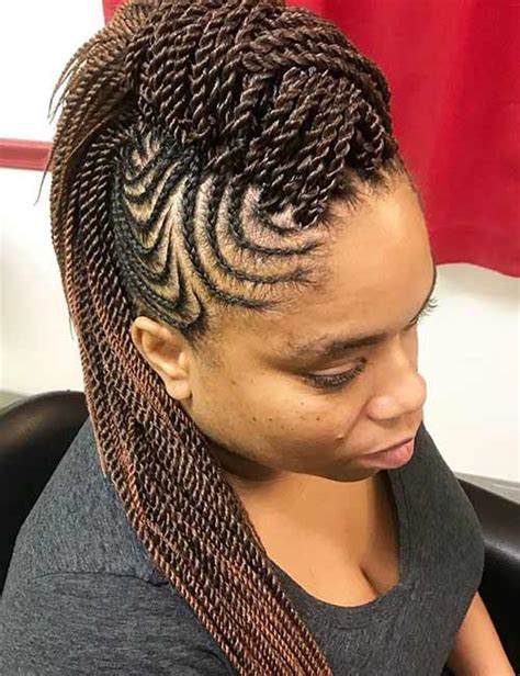 Modern Braided Mohawk Hairstyles Recommended By A Hair Stylist