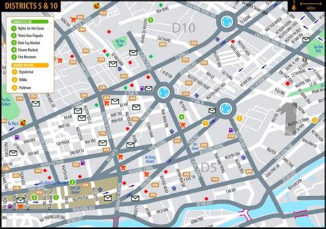 Ho Chi Minh City districts 5 and 10 map - Ontheworldmap.com