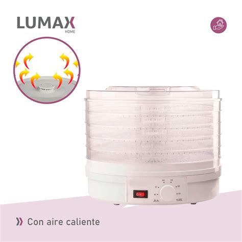 Ripley DESHIDRATADOR DE ALIMENTOS 5 BANDEJAS LUMAX