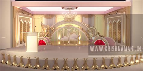 Muslim Wedding Stage Design & Decor - Krishnamani - Designer Chennai ...