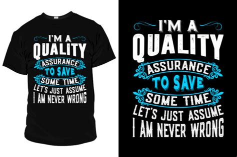 I M A Quality Assurance T Shirt Template Graphic By Graphicyes