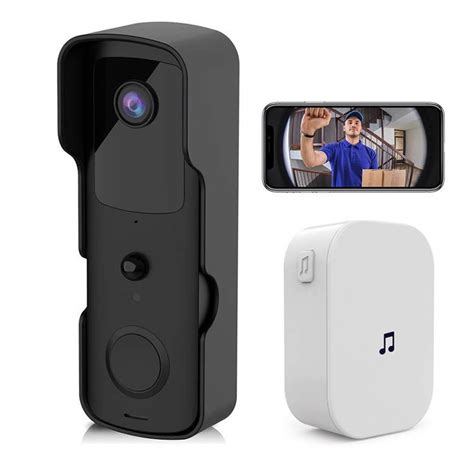 Timbre Wifi Video Inteligente Sensor Movimientos Impermeable Shopee