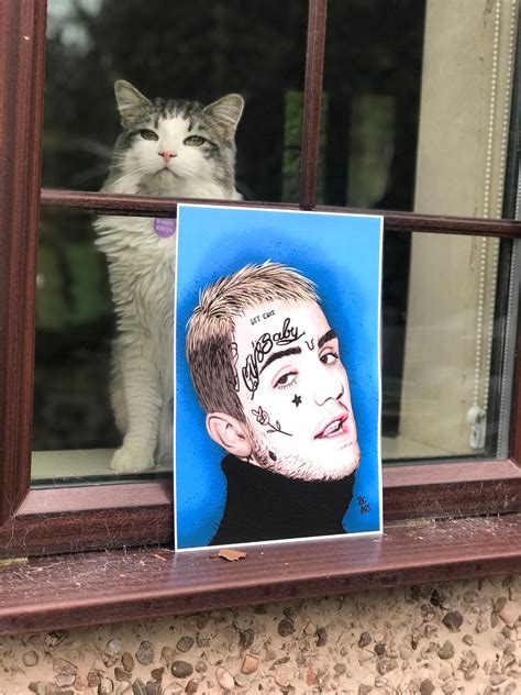 Lil Peep Art Print Etsy