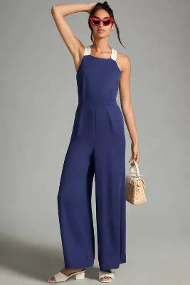 Plenty By Tracy Reese Contrast Strap Jumpsuit Anthropologie