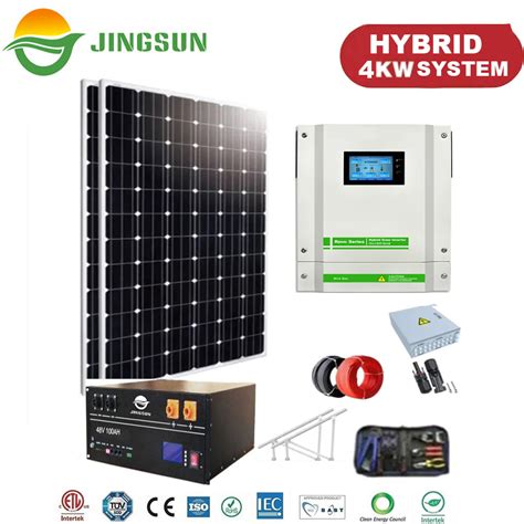 4kw 4kva Hybrid Solar Power Lighting System With Ceiso Certification