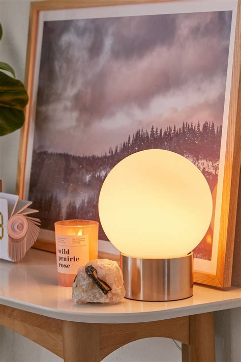 Delia Frosted Globe Table Lamp Urban Outfitters Ambient Lighting Home Lighting Lighting