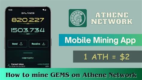 Athene Network How To Register And Mine GEMS For ATH Tokens Free