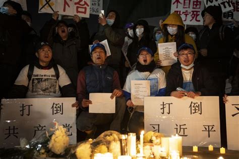 Hundreds At Harvard Nyc Chicago Protest Chinas Actions Nepalnews