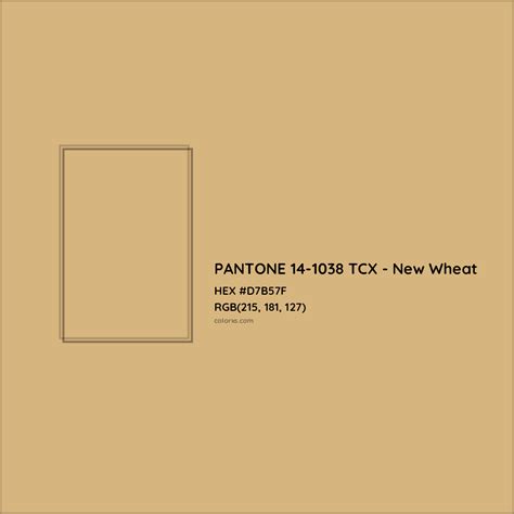 About PANTONE 14 1038 TCX New Wheat Color Color Codes Similar