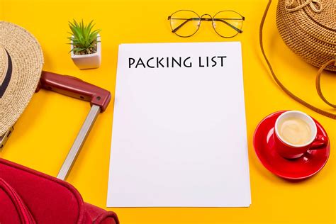 The Ultimate Packing List - Sunset International Shipping