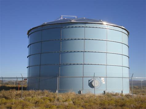 TecTank Epoxy Coated Liquid Storage Tanks Manufacturer Cone Roof