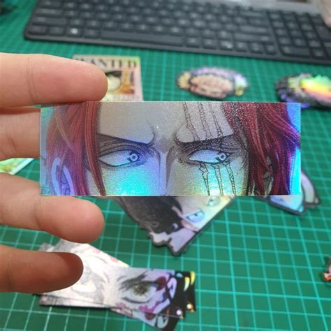 Jual Sticker Hologram Anime Slap Psh One Piece Shanks Jakarta