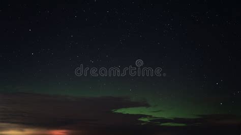 Aurora on the Night Starry Sky Stock Video - Video of landscape, solar ...