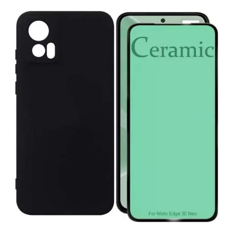 Capa Capinha Película 9d Ceramica P Motorola Moto Edge 30 Neo