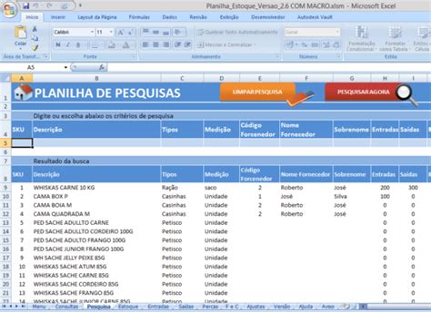 Planilha De Controle De Estoque Gratuita E Funcional