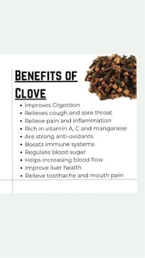 Benefits of Clove | Cloves benefits, Natural oral care, Natural ...