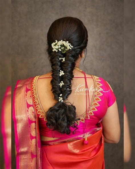 Pin By Almeenaprabhu On Pin Your Hair Traditional Hairstyle Engagement Hairstyles Mom